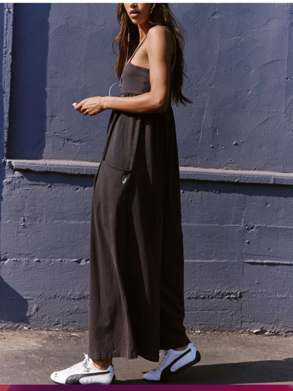 FP Movement Hot Shot Strappy Onesie in Black sz L NWT $80R - Picture 2 of 7